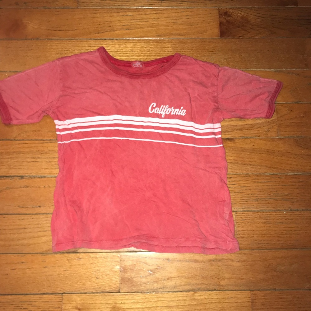 Red brandy Melville top